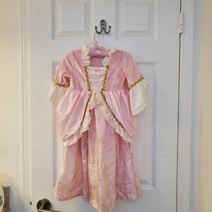 princess costume pink and white
